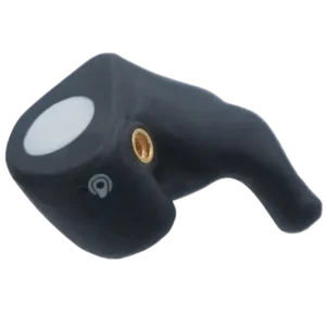 Orphit Tech in gray with white round dot in the middle